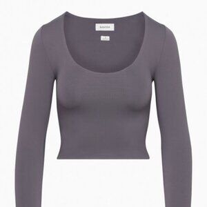 Aritzia Babaton CONTOUR SCOOPNECK LONGSLEEVE in size large